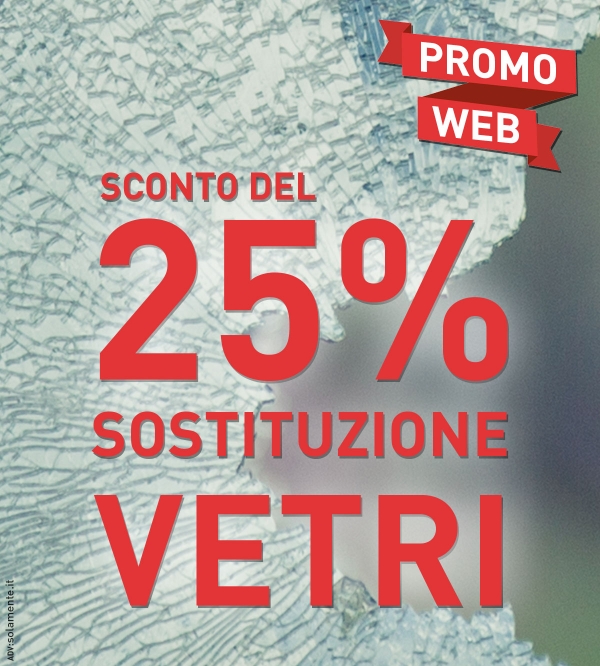 WebPromo - Sconto sostituzione vetri